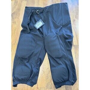 CHAMPRO Integrated Football Pant Men’s 2XL Sports Safety 7 Pad FPU13A Black NWT